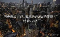 历史典故：YSL蜜桃色WWW的传说 · 特辑7252