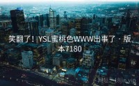 笑翻了！YSL蜜桃色WWW出事了 · 版本7180