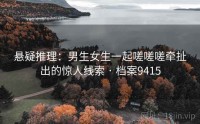 悬疑推理：男生女生一起嗟嗟嗟牵扯出的惊人线索 · 档案9415
