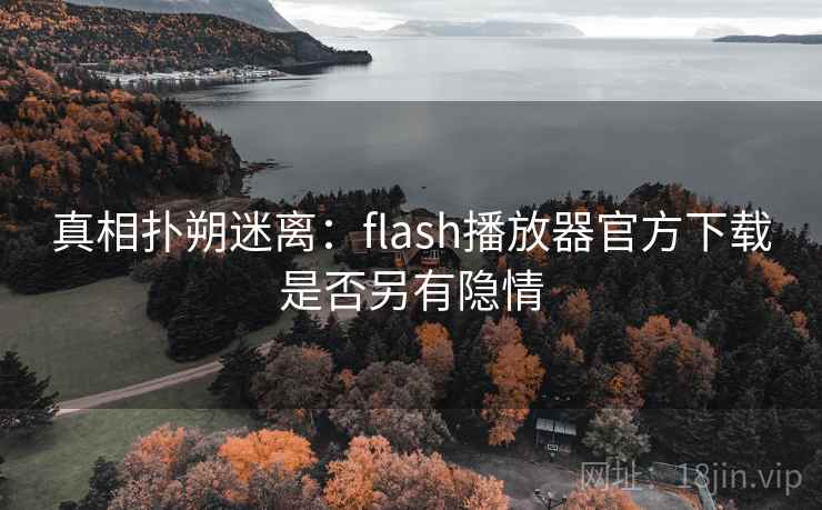 真相扑朔迷离:flash播放器官方下载是否另有隐情 真相扑朔迷离:flash播放器官方下载是否另有隐情
